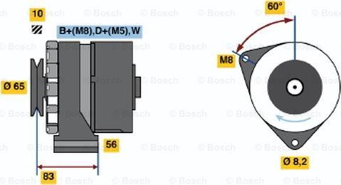 BOSCH 0 986 034 570 - Laturi inparts.fi