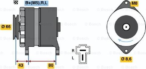 BOSCH 0 986 034 311 - Laturi inparts.fi