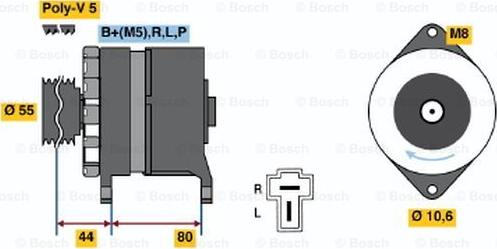 BOSCH 0 986 034 291 - Laturi inparts.fi