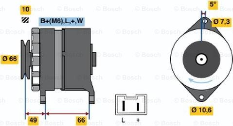 BOSCH 0 986 034 780 - Laturi inparts.fi