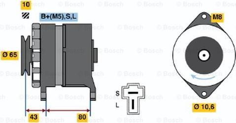 BOSCH 0 986 035 401 - Laturi inparts.fi