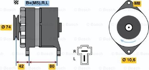 BOSCH 0 986 035 181 - Laturi inparts.fi