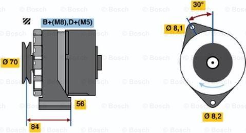 BOSCH 0 986 035 841 - Laturi inparts.fi