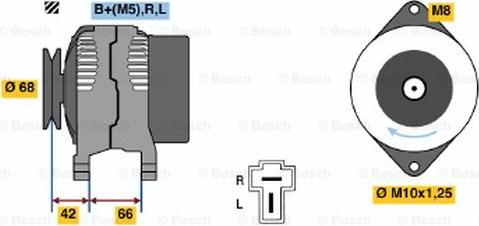 BOSCH 0 986 035 851 - Laturi inparts.fi