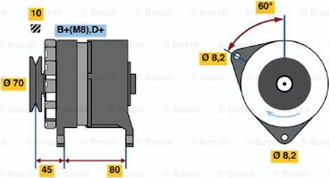 BOSCH 0 986 035 750 - Laturi inparts.fi