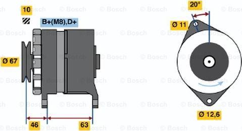 BOSCH 0 986 035 770 - Laturi inparts.fi