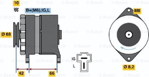 BOSCH 0 986 036 501 - Laturi inparts.fi