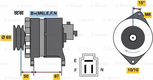 BOSCH 0 986 036 311 - Laturi inparts.fi