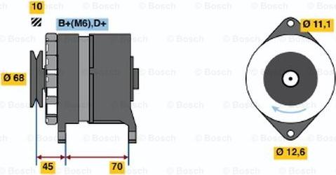 BOSCH 0 986 036 750 - Laturi inparts.fi