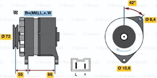 BOSCH 0 986 036 711 - Laturi inparts.fi