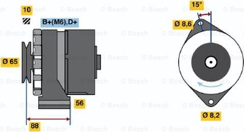 BOSCH 0 986 030 900 - Laturi inparts.fi