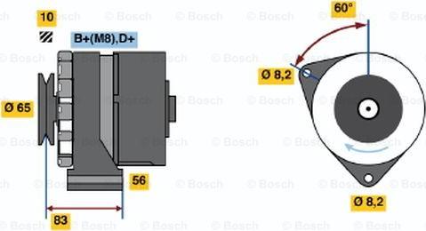 BOSCH 0 986 030 540 - Laturi inparts.fi