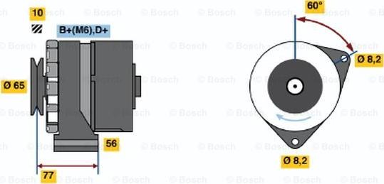 BOSCH 0 986 030 850 - Laturi inparts.fi