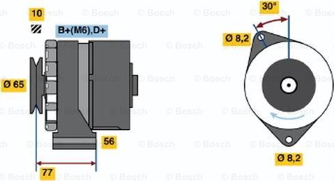 BOSCH 0 986 030 830 - Laturi inparts.fi