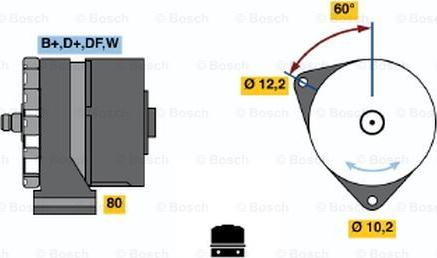 BOSCH 0 986 030 320 - Laturi inparts.fi