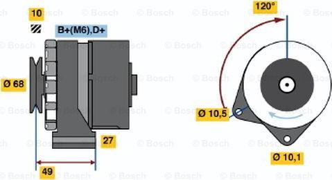 BOSCH 0 986 031 460 - Laturi inparts.fi