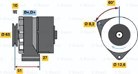 BOSCH 0 986 031 090 - Laturi inparts.fi