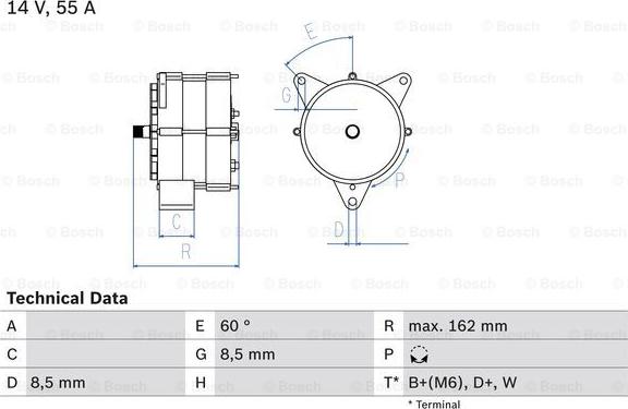 BOSCH 0 986 031 270 - Laturi inparts.fi