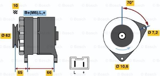 BOSCH 0 986 031 711 - Laturi inparts.fi