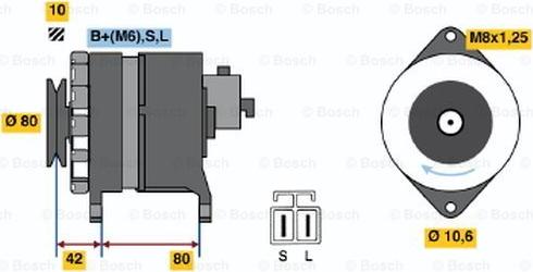 BOSCH 0 986 038 930 - Laturi inparts.fi