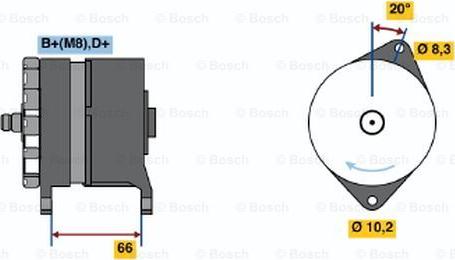 BOSCH 0 986 038 351 - Laturi inparts.fi