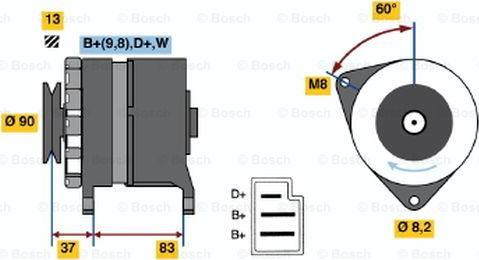 BOSCH 0 986 033 940 - Laturi inparts.fi