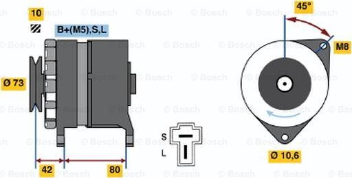 BOSCH 0 986 033 441 - Laturi inparts.fi