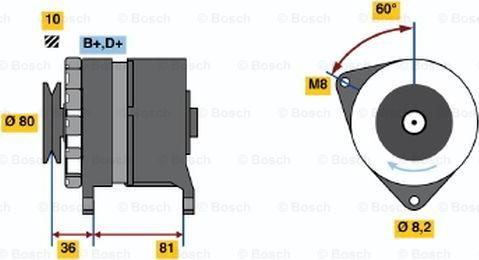 BOSCH 0 986 033 310 - Laturi inparts.fi