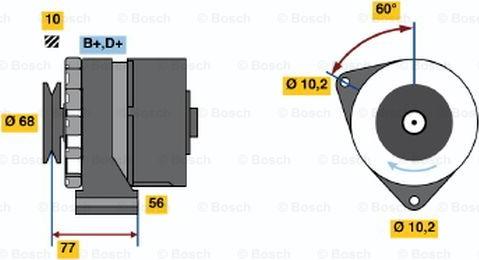 BOSCH 0 986 033 710 - Laturi inparts.fi