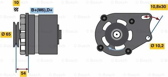 BOSCH 0 986 032 340 - Laturi inparts.fi