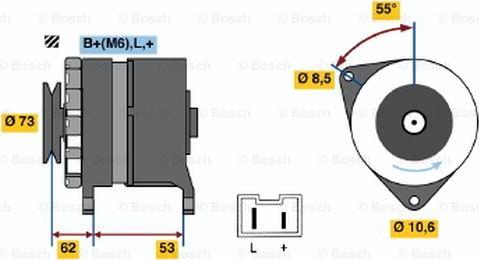 BOSCH 0 986 032 241 - Laturi inparts.fi