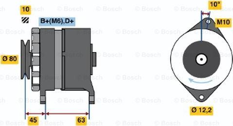 BOSCH 0 986 032 780 - Laturi inparts.fi