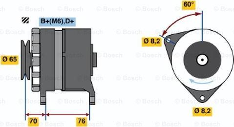 BOSCH 0 986 037 460 - Laturi inparts.fi