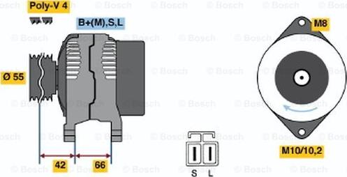 BOSCH 0 986 037 651 - Laturi inparts.fi