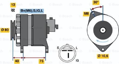 BOSCH 0 986 037 811 - Laturi inparts.fi