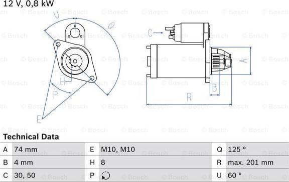 BOSCH 0 986 029 200 - Käynnistinmoottori inparts.fi