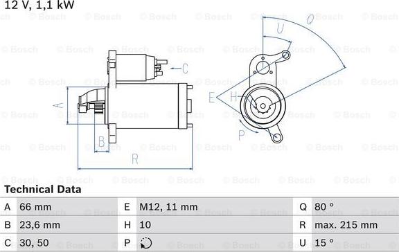 BOSCH 0 986 024 010 - Käynnistinmoottori inparts.fi