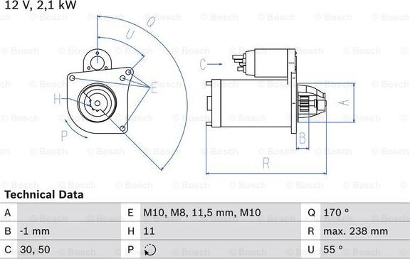 BOSCH 0 986 024 350 - Käynnistinmoottori inparts.fi