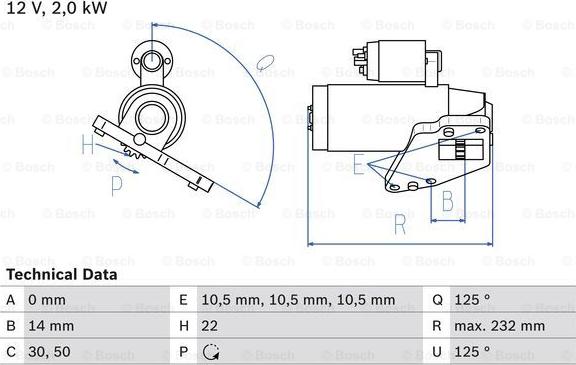 BOSCH 0 986 024 710 - Käynnistinmoottori inparts.fi