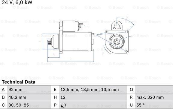 BOSCH 0 986 025 900 - Käynnistinmoottori inparts.fi