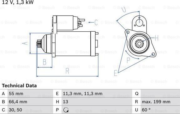 BOSCH 0 986 025 340 - Käynnistinmoottori inparts.fi