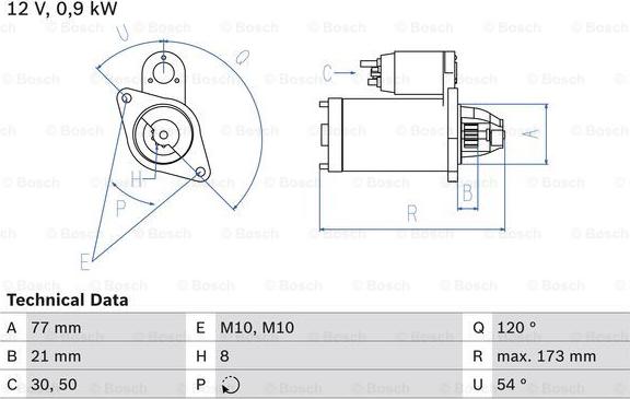 BOSCH 0 986 025 720 - Käynnistinmoottori inparts.fi