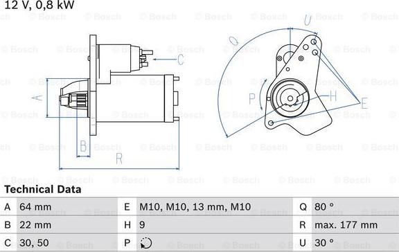 BOSCH 0 986 026 250 - Käynnistinmoottori inparts.fi