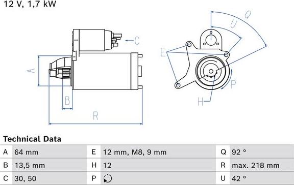 BOSCH 0 986 026 280 - Käynnistinmoottori inparts.fi