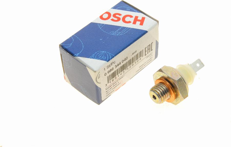 BOSCH 0 986 344 040 - Tunnistin, öljynpaine inparts.fi