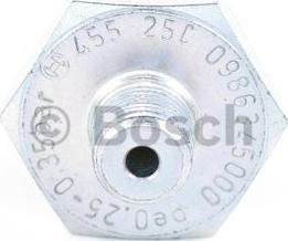 BOSCH 0 986 345 000 - Tunnistin, öljynpaine inparts.fi