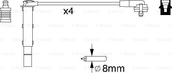 BOSCH 0 986 356 849 - Sytytysjohtosarja inparts.fi