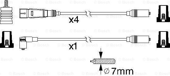 BOSCH 0 986 356 320 - Sytytysjohtosarja inparts.fi