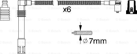 BOSCH 078998031 - Sytytysjohtosarja inparts.fi