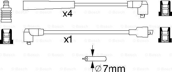 BOSCH 0 986 356 759 - Sytytysjohtosarja inparts.fi